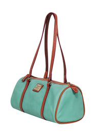 Current Boutique-Dooney & Bourke - Jade Green Leather Barrel Bag