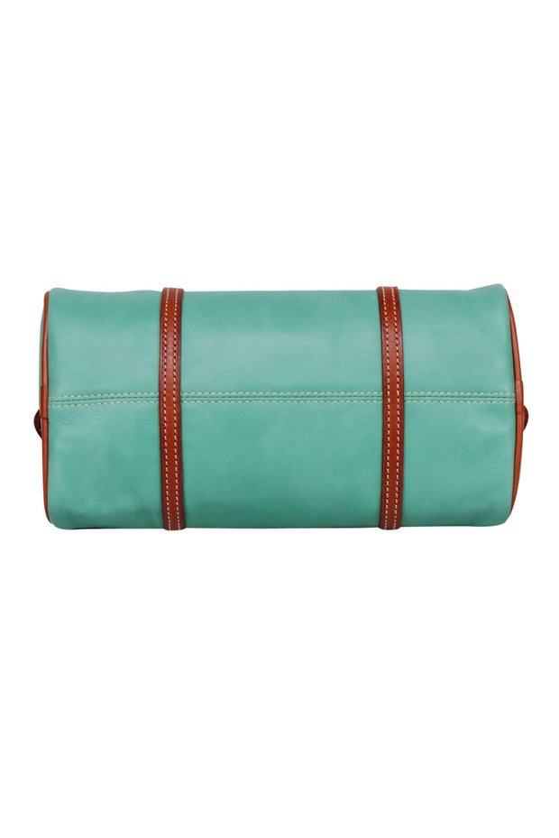 Current Boutique-Dooney & Bourke - Jade Green Leather Barrel Bag