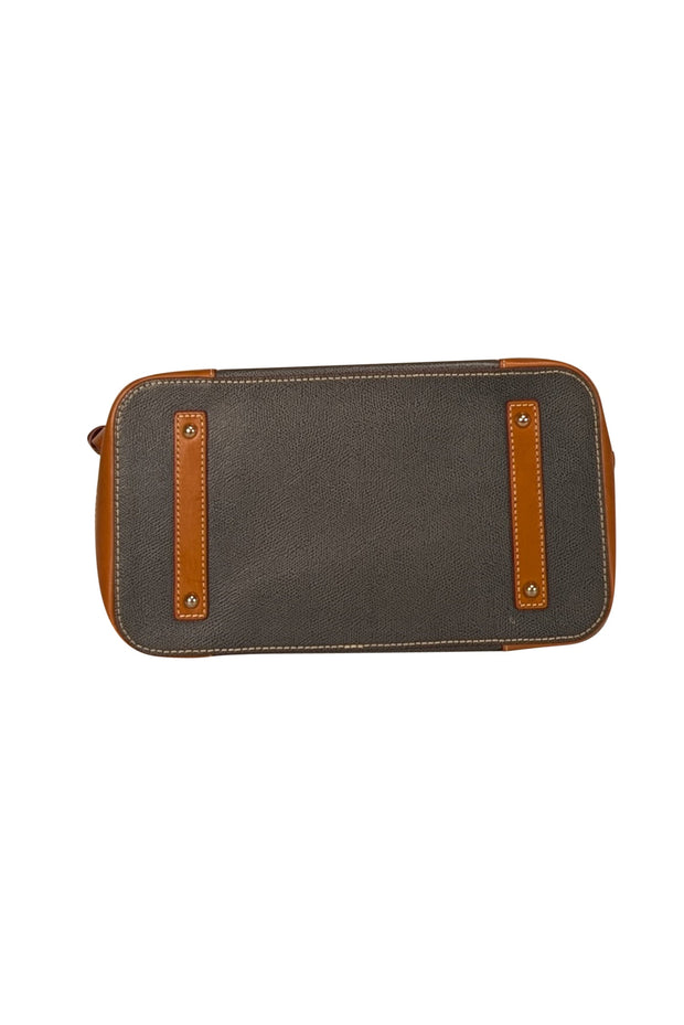 Current Boutique-Dooney & Bourke - Grey Leather Large Shoulder Bag