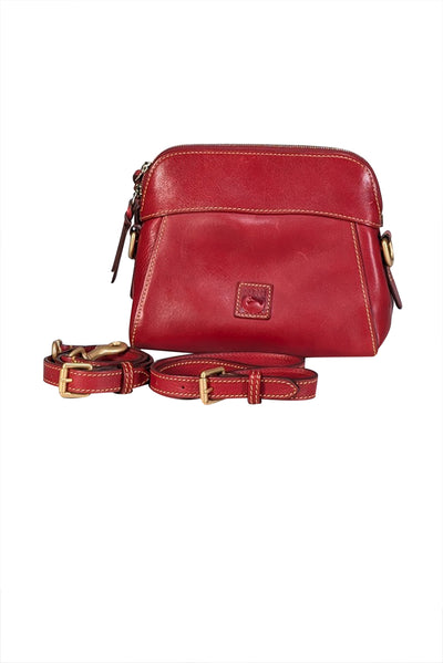 Current Boutique-Dooney & Bourke - Red Leather Shoulder Bag