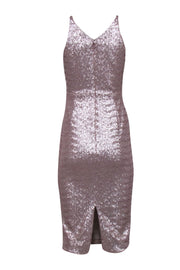 Current Boutique-Dress The Population - Pink Sequin Sleeveless Midi Dress Sz S