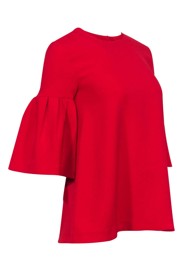 Current Boutique-Edit - Red Bell Sleeve Shirt Sz XS