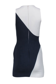 Current Boutique-Elizabeth & James - Navy & White Color Block Sleeveless Dress Sz 2