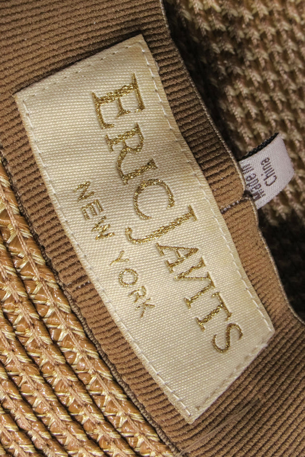 Current Boutique-Eric Javits - Tan Straw Sun Hat