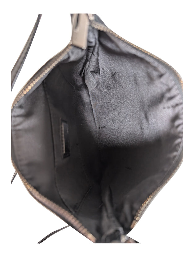 Current Boutique-Fendi - Black Monogram Zucchino Canvas Crossbody Bag