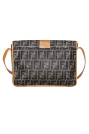 Current Boutique-Fendi - Brown Monogram Vintage Messenger Shoulder Bag