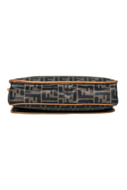 Current Boutique-Fendi - Brown Monogram Vintage Messenger Shoulder Bag