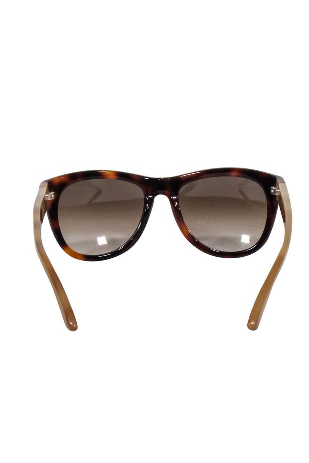 Current Boutique-Ferragamo - Brown Tortoise Front Sunglasses