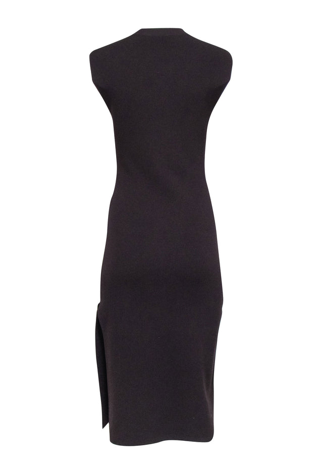Current Boutique-Frame - Brown Ribbed Sleeveless Dress Sz XS