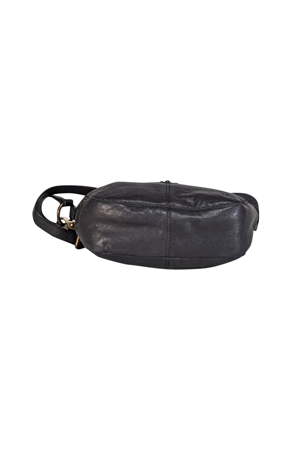 Current Boutique-Frye - Black Leather Embellished Shoulder Bag