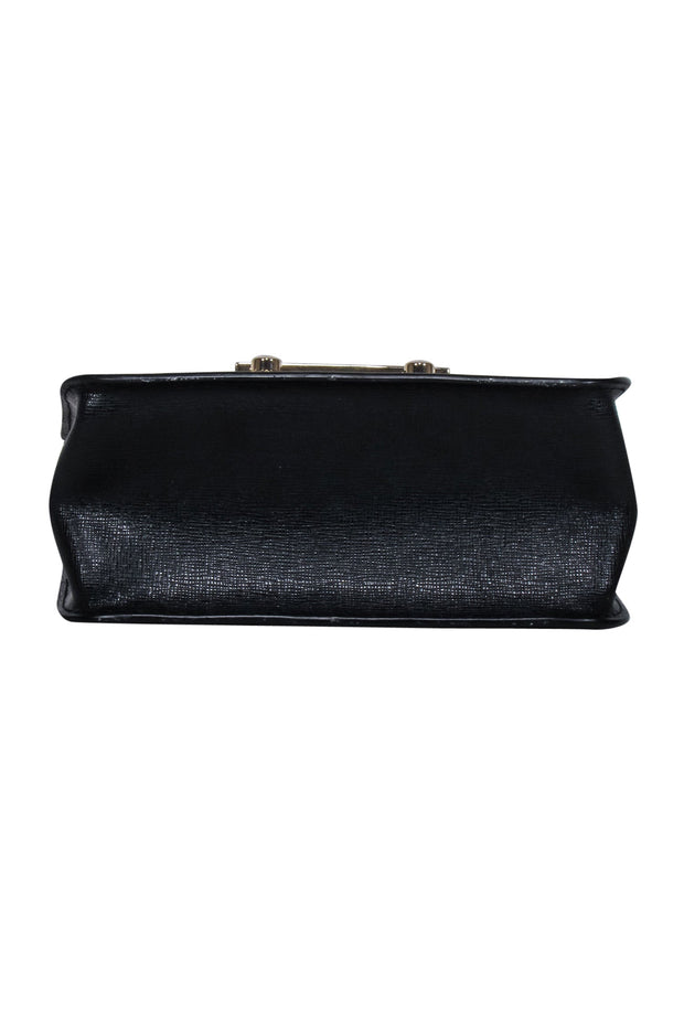 Current Boutique-Furla - Black Mini Crossbody Bag w/ Chain Strap