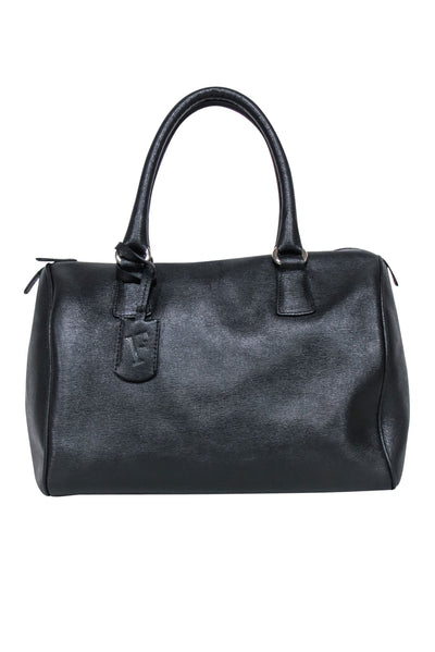 Current Boutique-Furla - Black Saffiano Leather Handbag