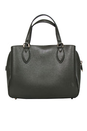 Current Boutique-Furla - Army Green Pebbled Leather Satchel
