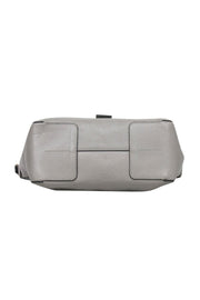 Current Boutique-Furla - Light Grey Pebbled Leather Shoulder Bag