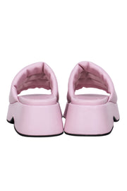 Current Boutique-Ganni - Blush Pink Platform Slide Sandals Sz 6