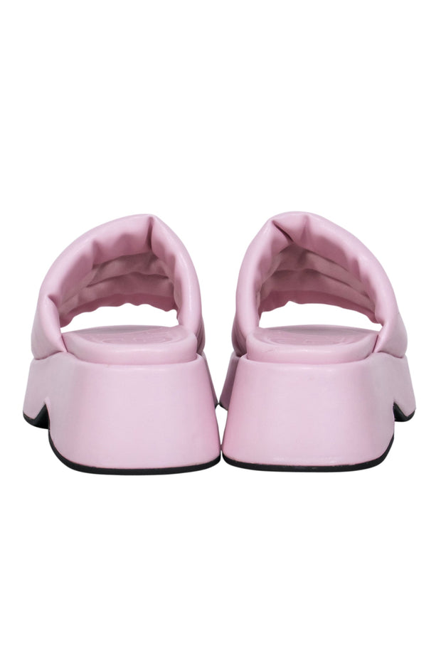 Current Boutique-Ganni - Blush Pink Platform Slide Sandals Sz 6