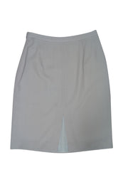 Current Boutique-Giorgio Armani - Mint Wool Pencil Skirt Sz 4