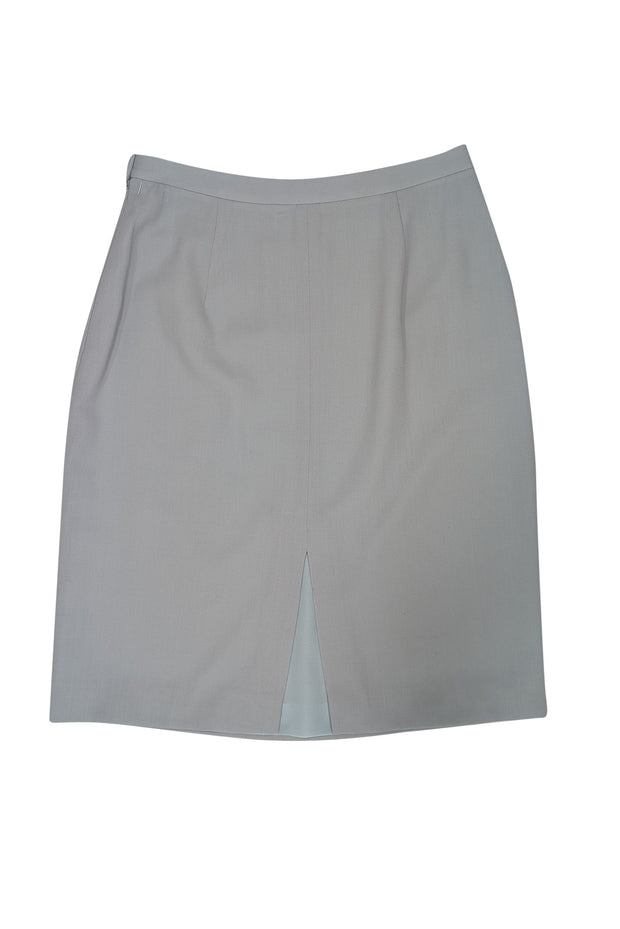 Current Boutique-Giorgio Armani - Mint Wool Pencil Skirt Sz 4