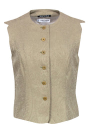 Current Boutique-Giorgio Armani - Vintage Beige Vest Sz 8