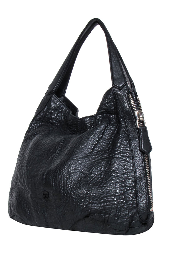 Current Boutique-Givenchy - Black Leather Hobo Bag