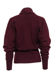 Current Boutique-Gloria Sachs - Maroon 100% Cashmere Sweater Sz S