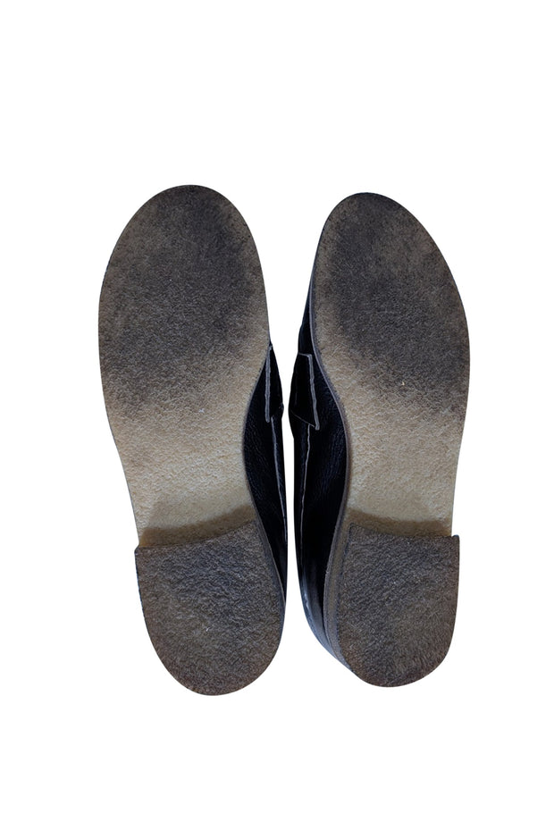 Current Boutique-Golden Goose - Black Leather Loafers Sz 11