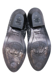 Current Boutique-Golden Goose - Silver Glitter "Young" Short Boots Sz 6.5