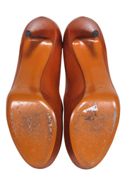 Current Boutique-Gucci - Tan Leather Pumps Sz 9