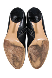 Current Boutique-Gucci - Black Leather Stiletto Booties Sz 6