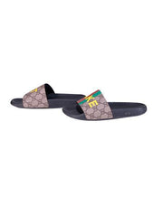 Current Boutique-Gucci - Brown Monogram "Not Fake" Slide Sandals Sz 7