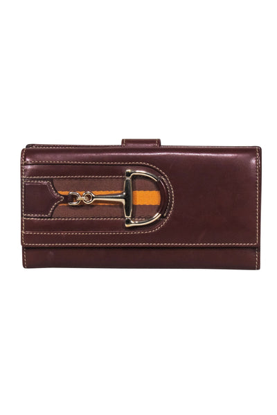 Current Boutique-Gucci - Brown Leather Horsebit Wallet