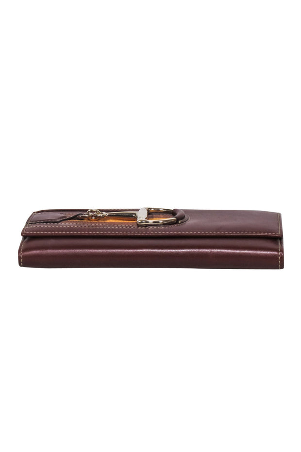 Current Boutique-Gucci - Brown Leather Horsebit Wallet