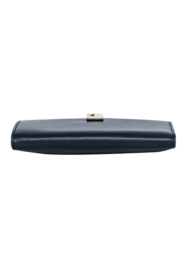Current Boutique-Gucci - Navy Leather Square Wallet