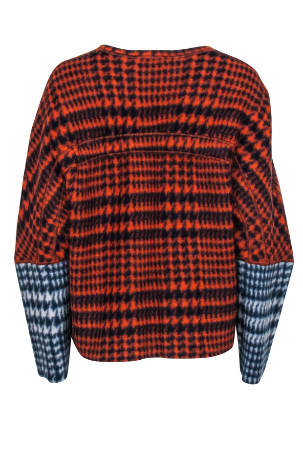 Current Boutique-Hache - Orange Houndstooth Sweater Sz 6