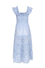 Current Boutique-Hill House - Light Blue Lace Smocked Bodice Dress Sz XS