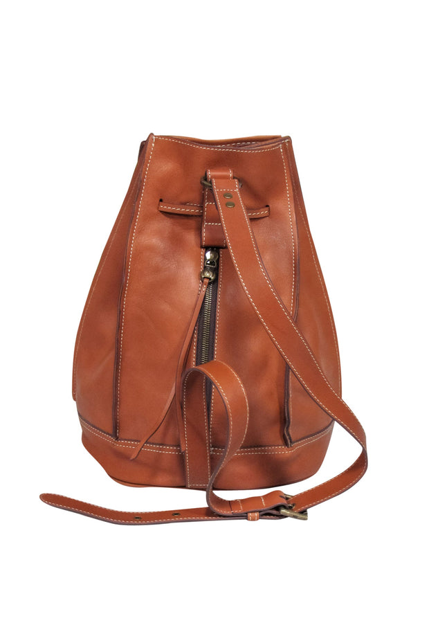 Current Boutique-HOBO - Tan Leather Bucket Bag
