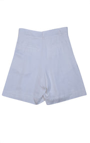IRO - Ivory High Waist Long Shorts Sz 6 - Current Boutique