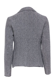 Current Boutique-Isabel Marant Etoile - Grey & Ivory Chevron Blend Blazer Sz 4