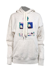 Current Boutique-Isabel Marant Etoile - Beige Mansel Sweatshirt w/ Sherpa Logo Sz 2