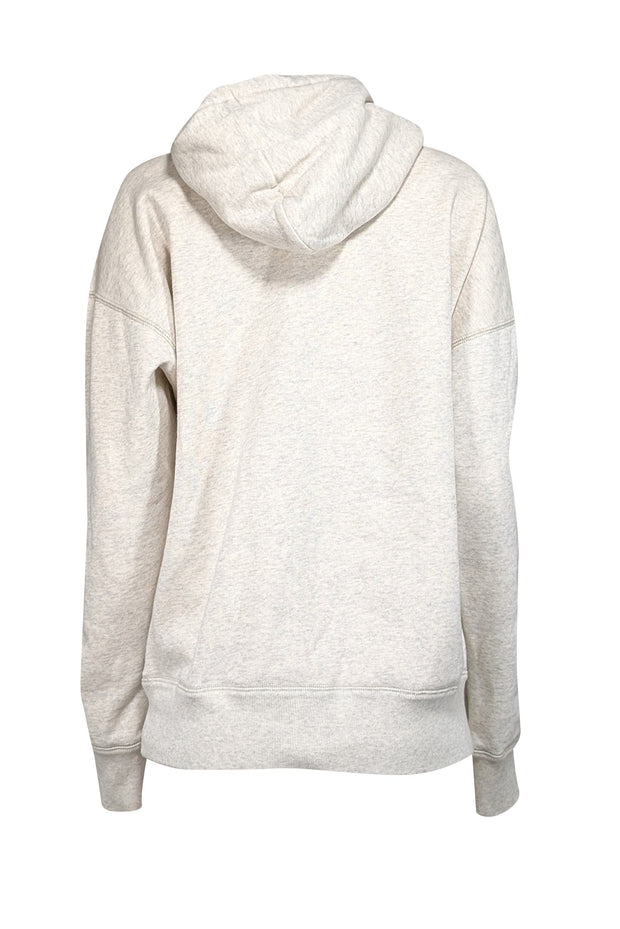 Current Boutique-Isabel Marant Etoile - Beige Mansel Sweatshirt w/ Sherpa Logo Sz 2
