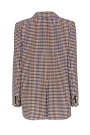 Current Boutique-J.Crew - Italian Stretch Wool Tan Checked Blazer Sz 10