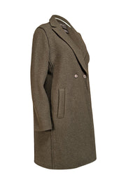 Current Boutique-J.Crew - Forrest Green Italian Boiled Wool Coat Sz 6
