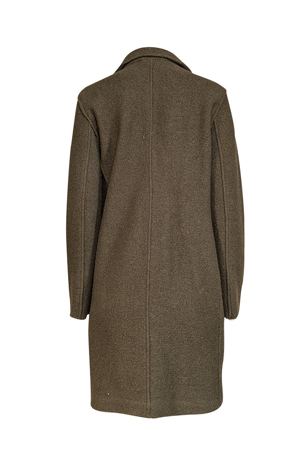 Current Boutique-J.Crew - Forrest Green Italian Boiled Wool Coat Sz 6