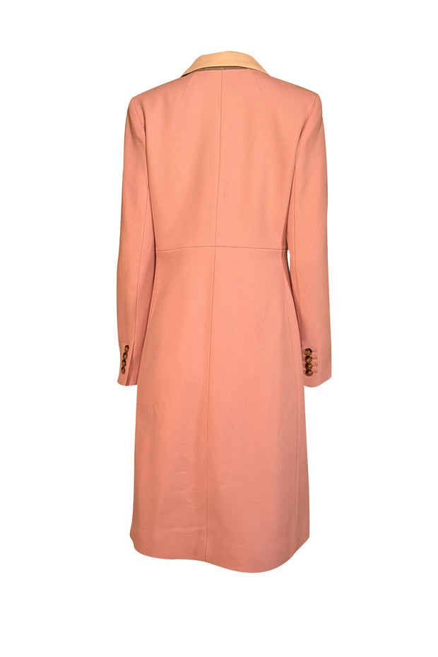Current Boutique-J.Crew Collection - Light Pink Wool Longline Coat Sz 8