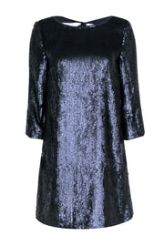 Current Boutique-J. Crew - Navy Blue Sequin Mini Dress Sz 4