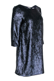 Current Boutique-J. Crew - Navy Blue Sequin Mini Dress Sz 4