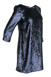 Current Boutique-J. Crew - Navy Blue Sequin Mini Dress Sz 4
