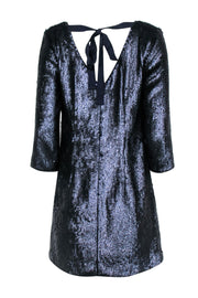 Current Boutique-J. Crew - Navy Blue Sequin Mini Dress Sz 4