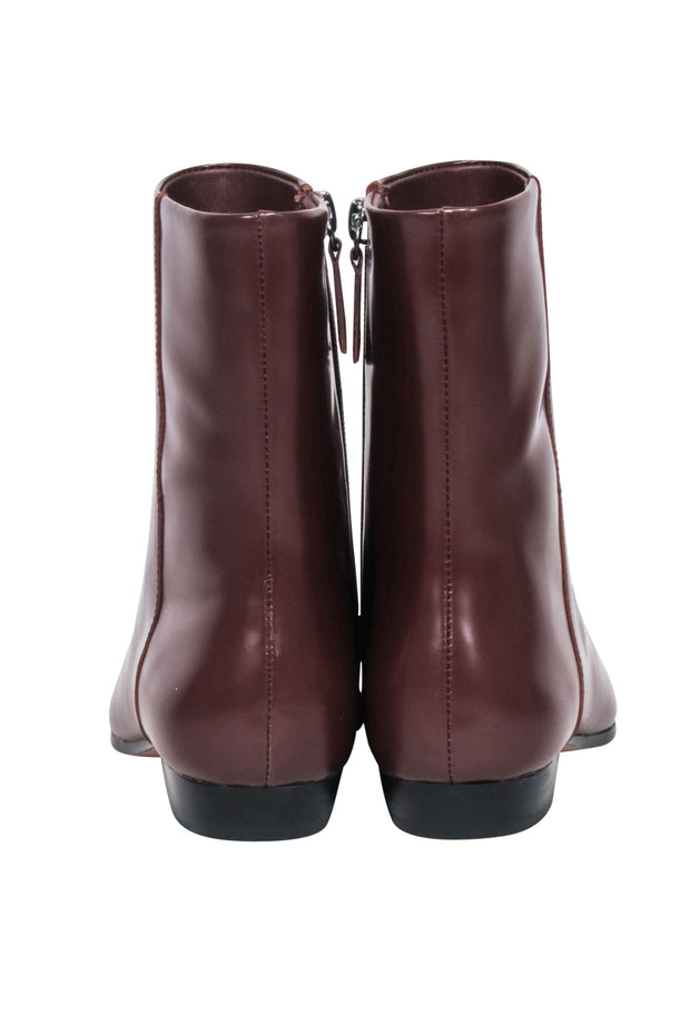 Current Boutique-J.Crew - Cognac Tan Leather Short Boots Sz 6