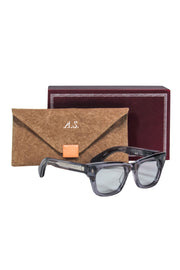 Current Boutique-Jacques Marie Mage - Transparent Blue Square Sunglasses